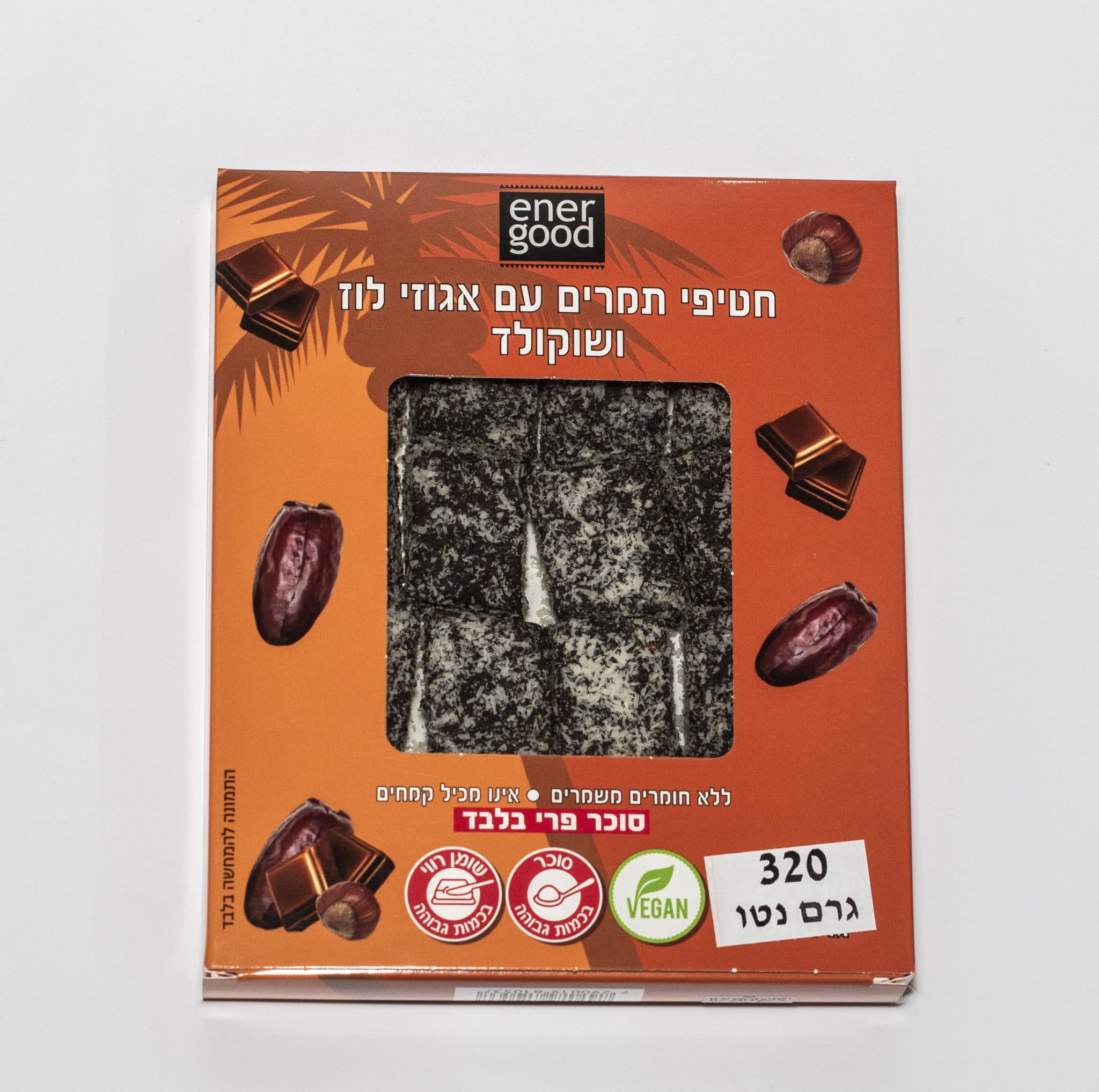 חטיפי תמרים עם אגוזי לוז ושוקולד | טבע קסום - כל מה שטוב מהטבע